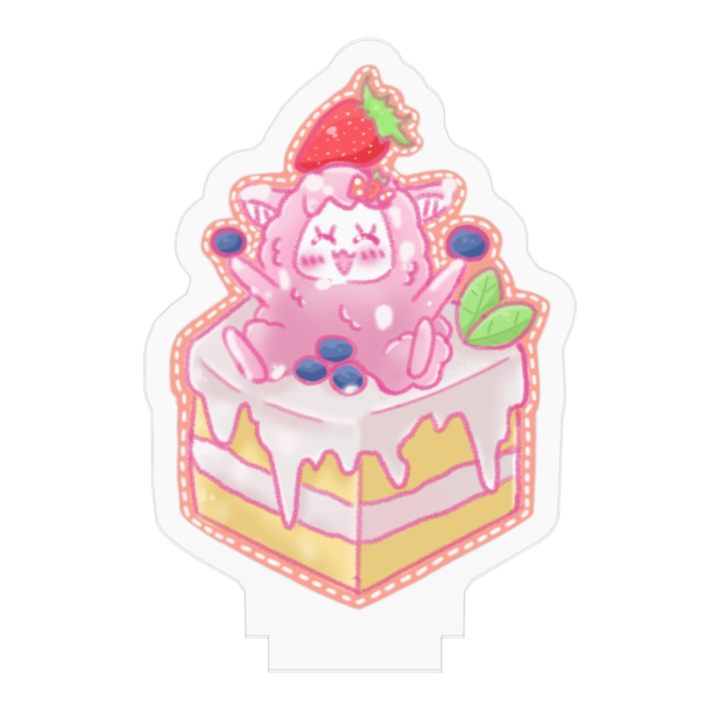 【アクリルフィギュア】ぱかちゃんケーキ