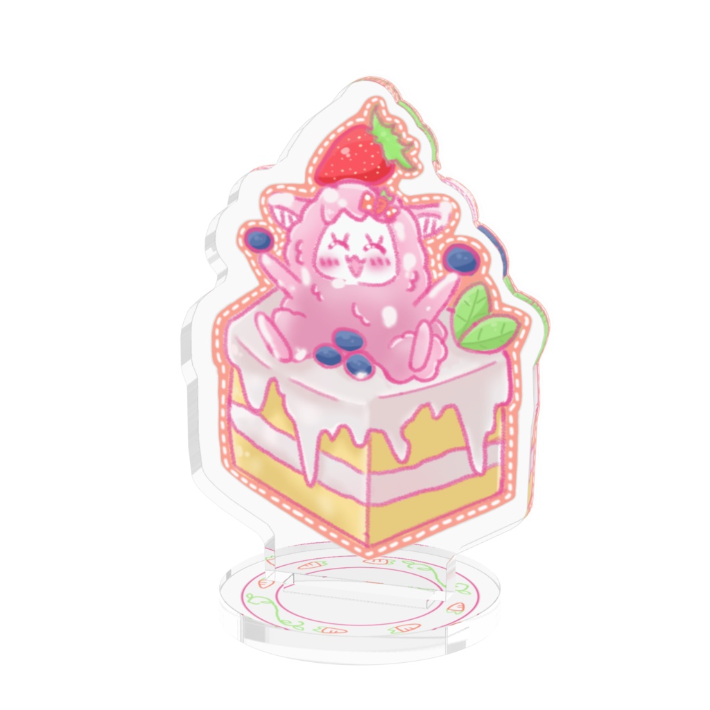 【アクリルフィギュア】ぱかちゃんケーキ