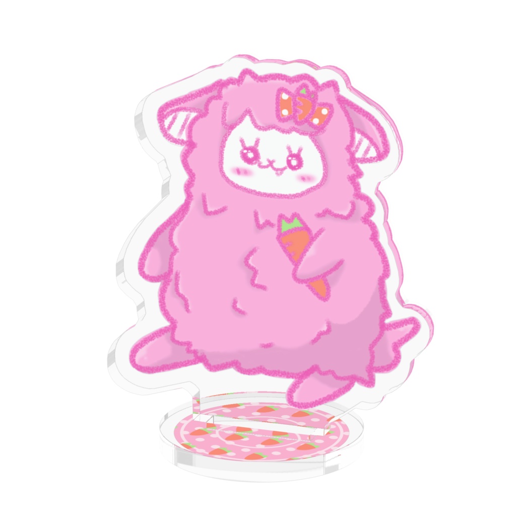 【アクリルフィギュア】あるぱかちゃんとにんじん