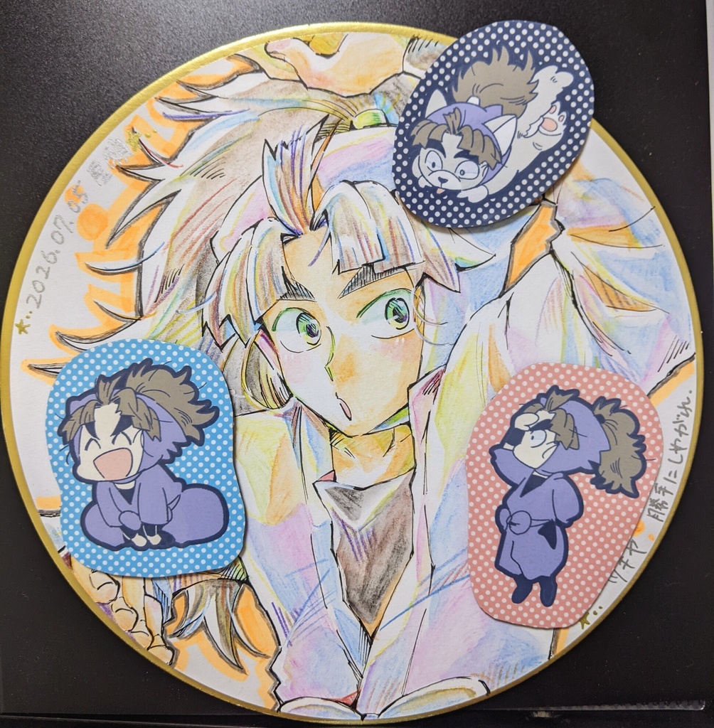 tkyマグネット付き色紙