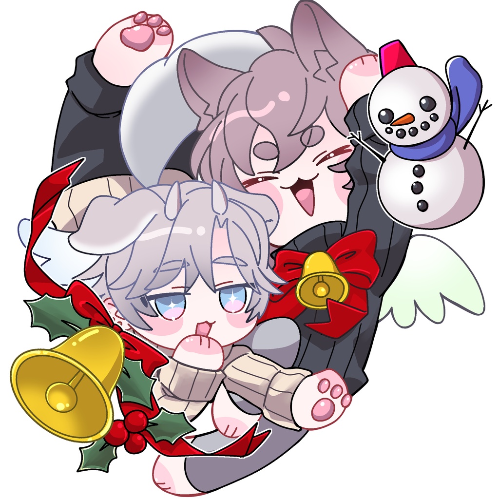 ひなみゃクリスマスアクキー