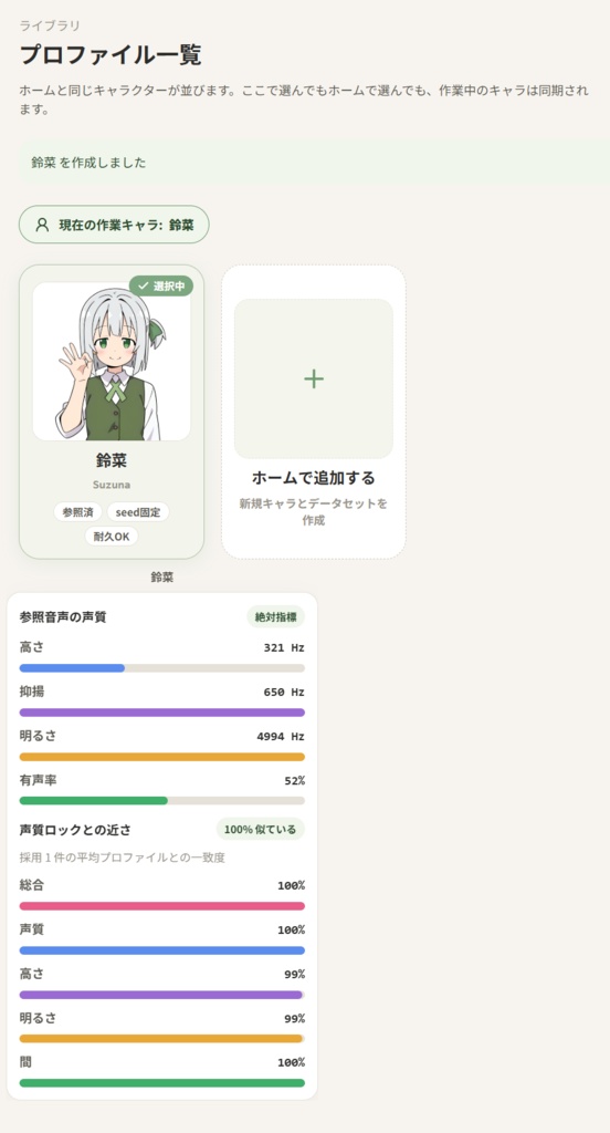 Suzuna ~キャラクターボイス製作統合ワークスペース