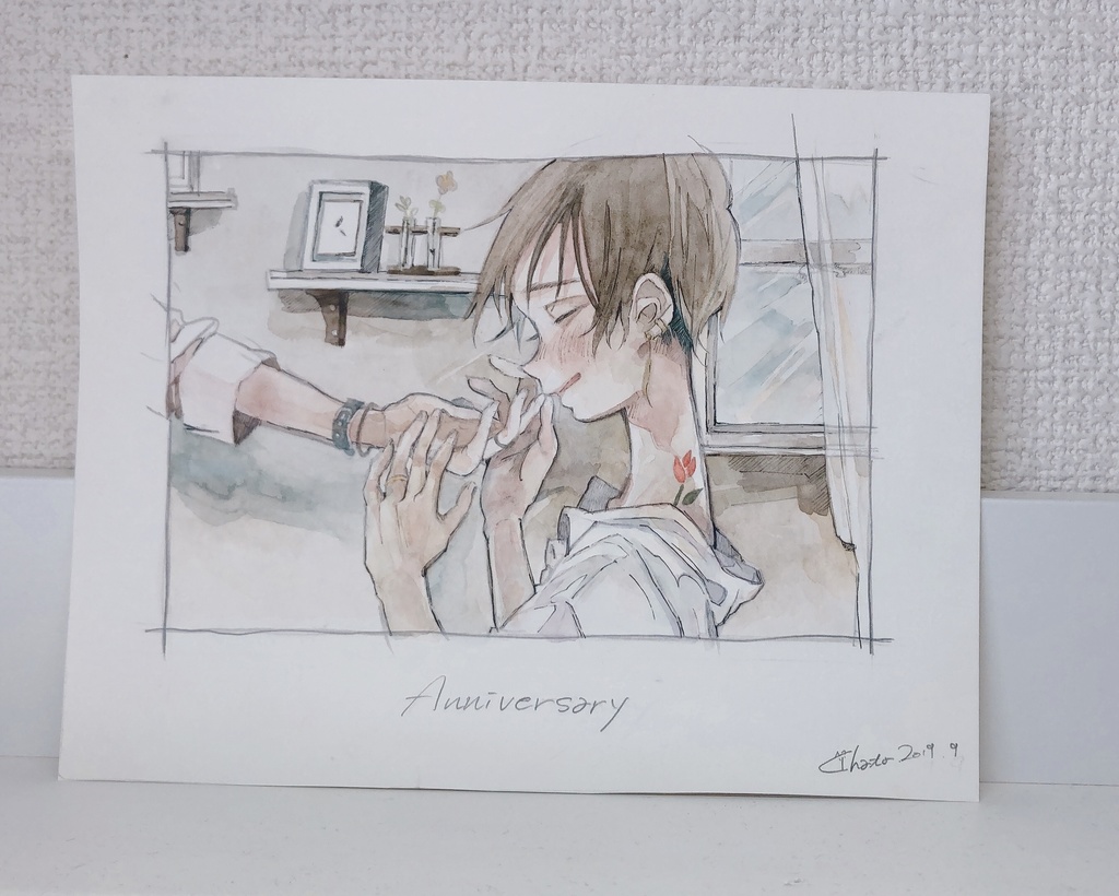 2Lサイズ原画「Anniversary」