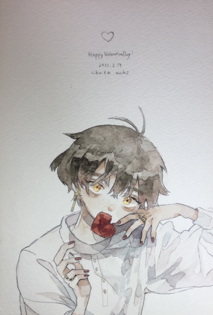 155×104mm 原画「for You」