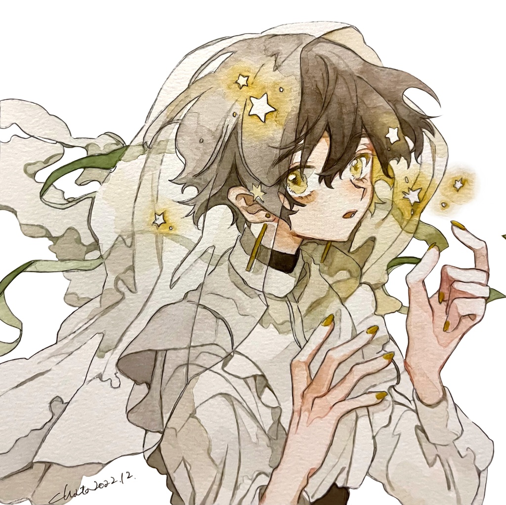 イラスト原画「olive」
