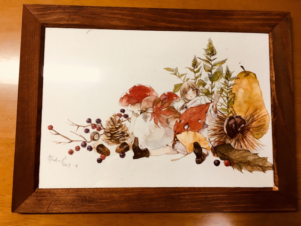 A5原画「あき」