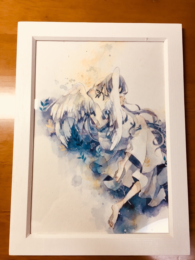 A5原画「背」