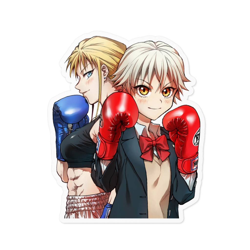 マグナムリリィ ステッカー［百合&ウィンディA］／Magnum Lily Sticker [Yuri & Windy A]