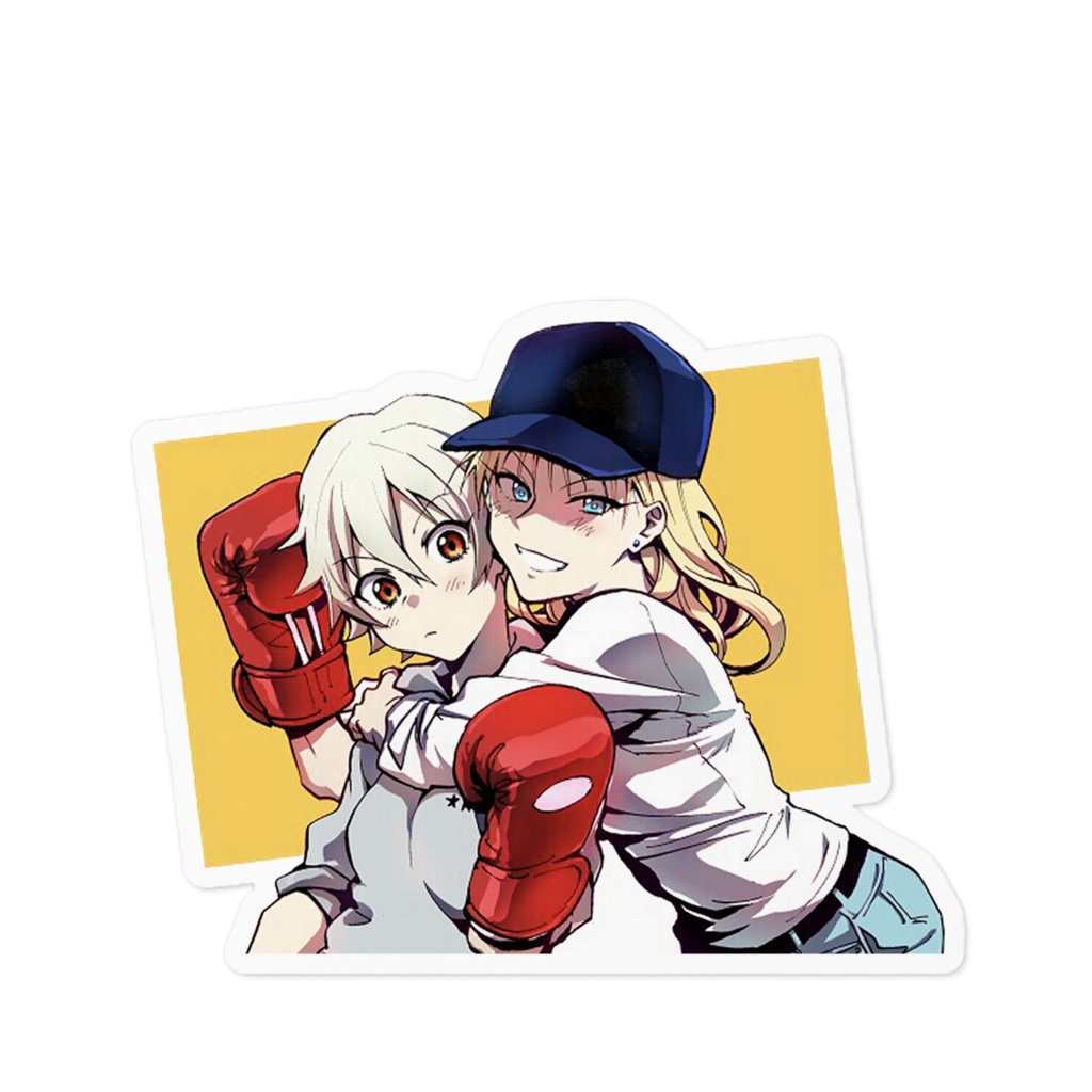 マグナムリリィ ステッカー［百合&ウィンディB］／Magnum Lily Sticker [Yuri & Windy B]