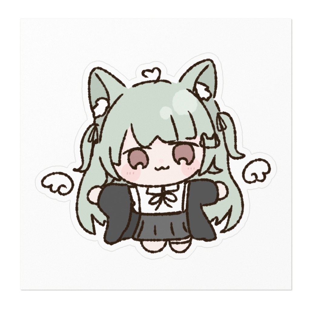 もちもちぃ直筆ステッカー