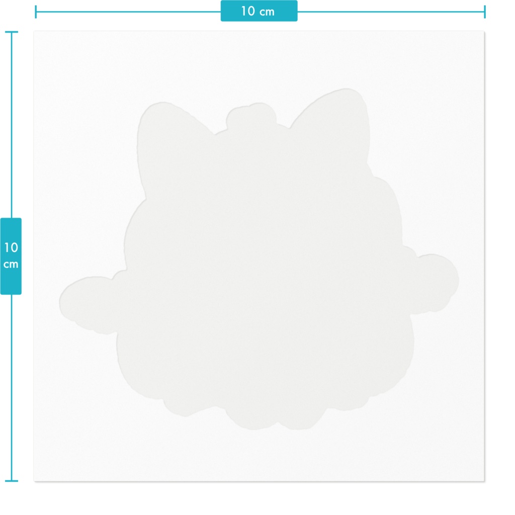 もちもちぃ直筆ステッカー