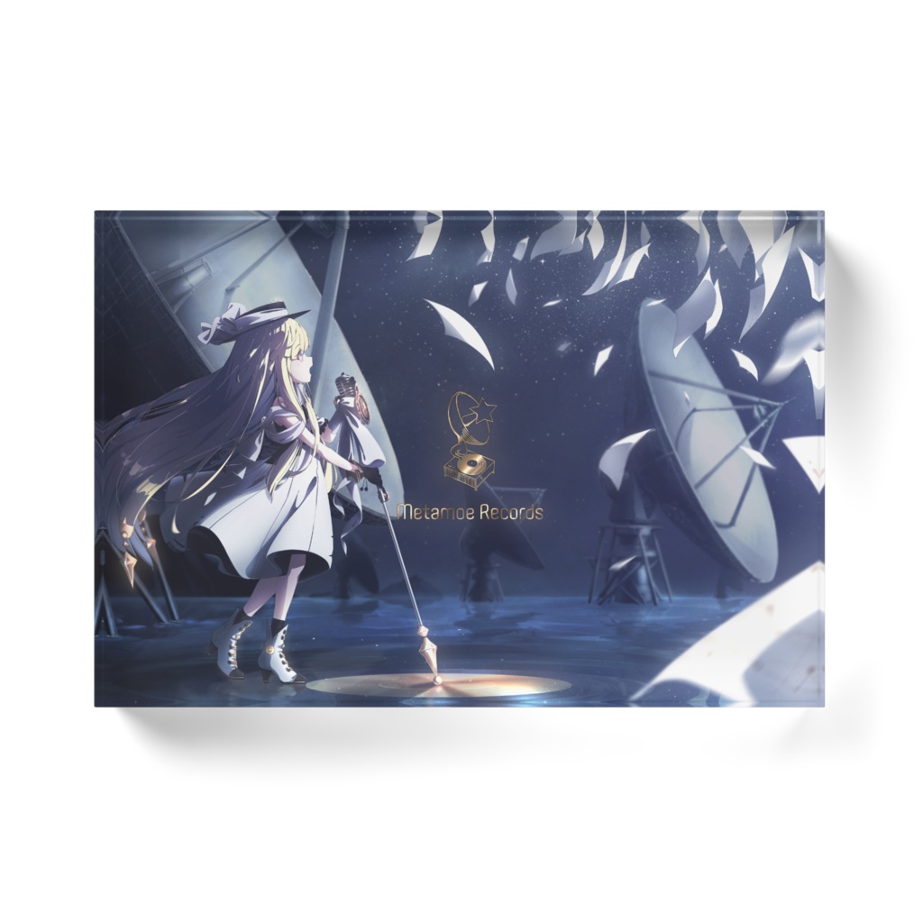 【メタモエレコーズ】メインビジュアルアクリルブロック