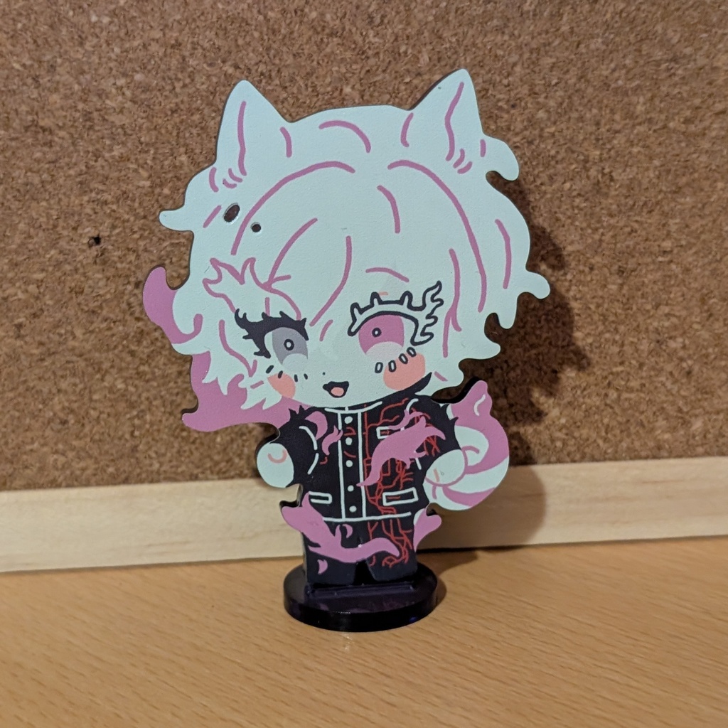 ふちなしケモアクスタ消えない炎の少年