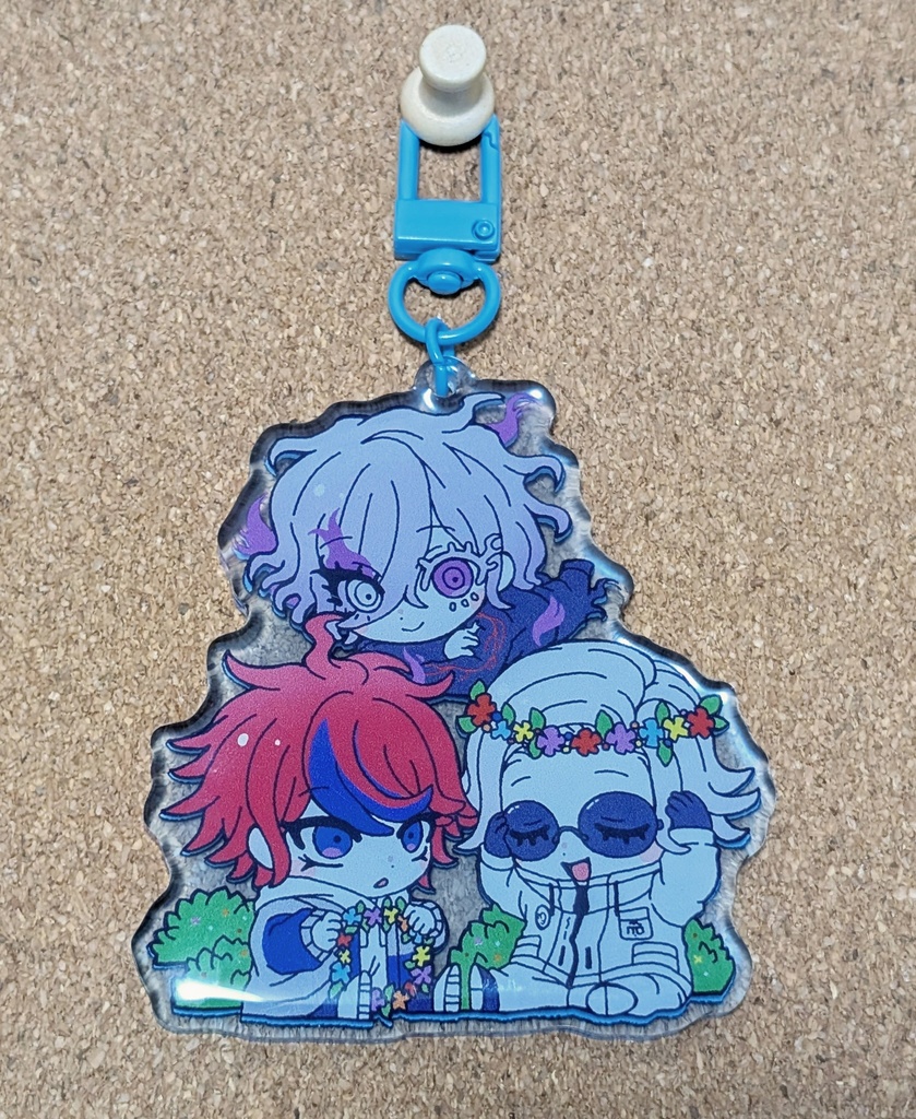 001トリオアクリルキーホルダー