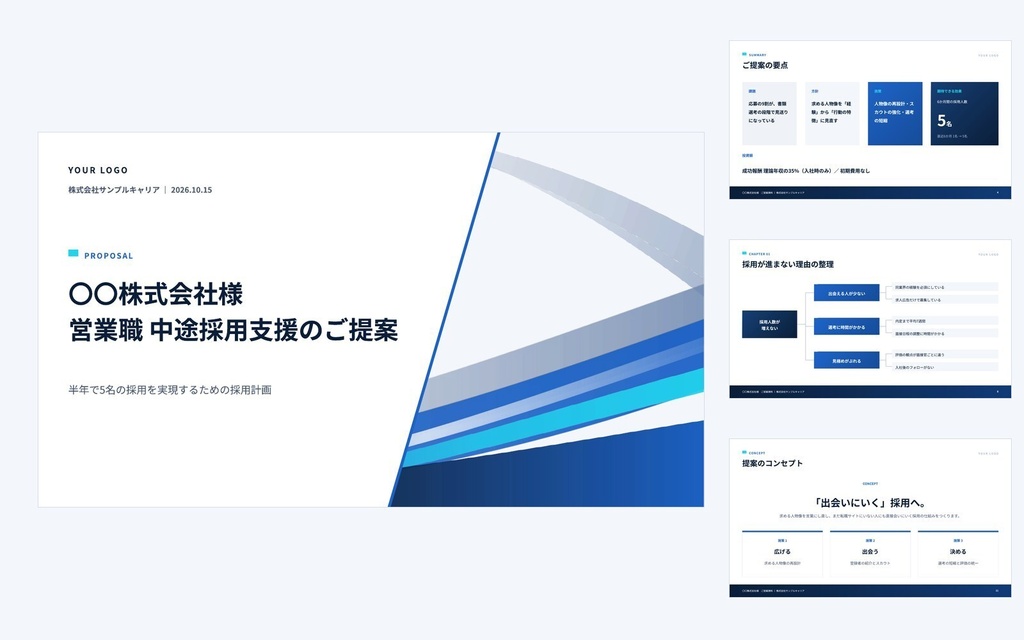 Deck Standard 人材|営業資料・提案書・会社紹介・ホワイトペーパー(PowerPoint・Googleスライド)