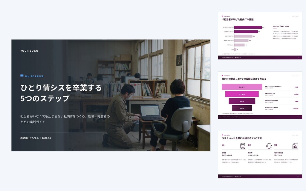 Deck Standard ITサポート・情シス代行|営業資料・提案書・会社紹介・ホワイトペーパー(PowerPoint・Googleスライド)