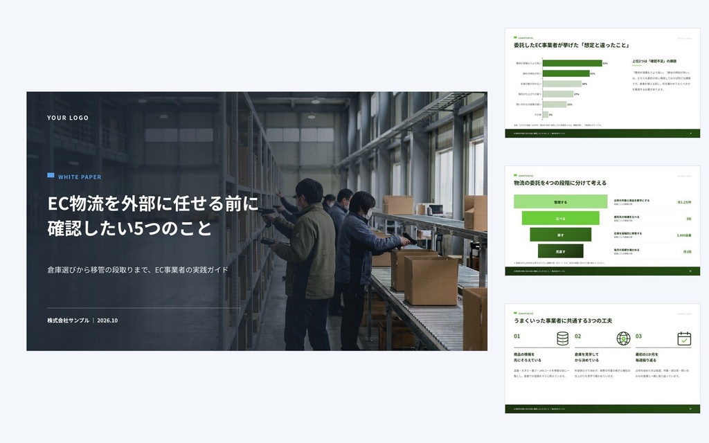Deck Standard 物流・倉庫|営業資料・提案書・会社紹介・ホワイトペーパー(PowerPoint・Googleスライド)