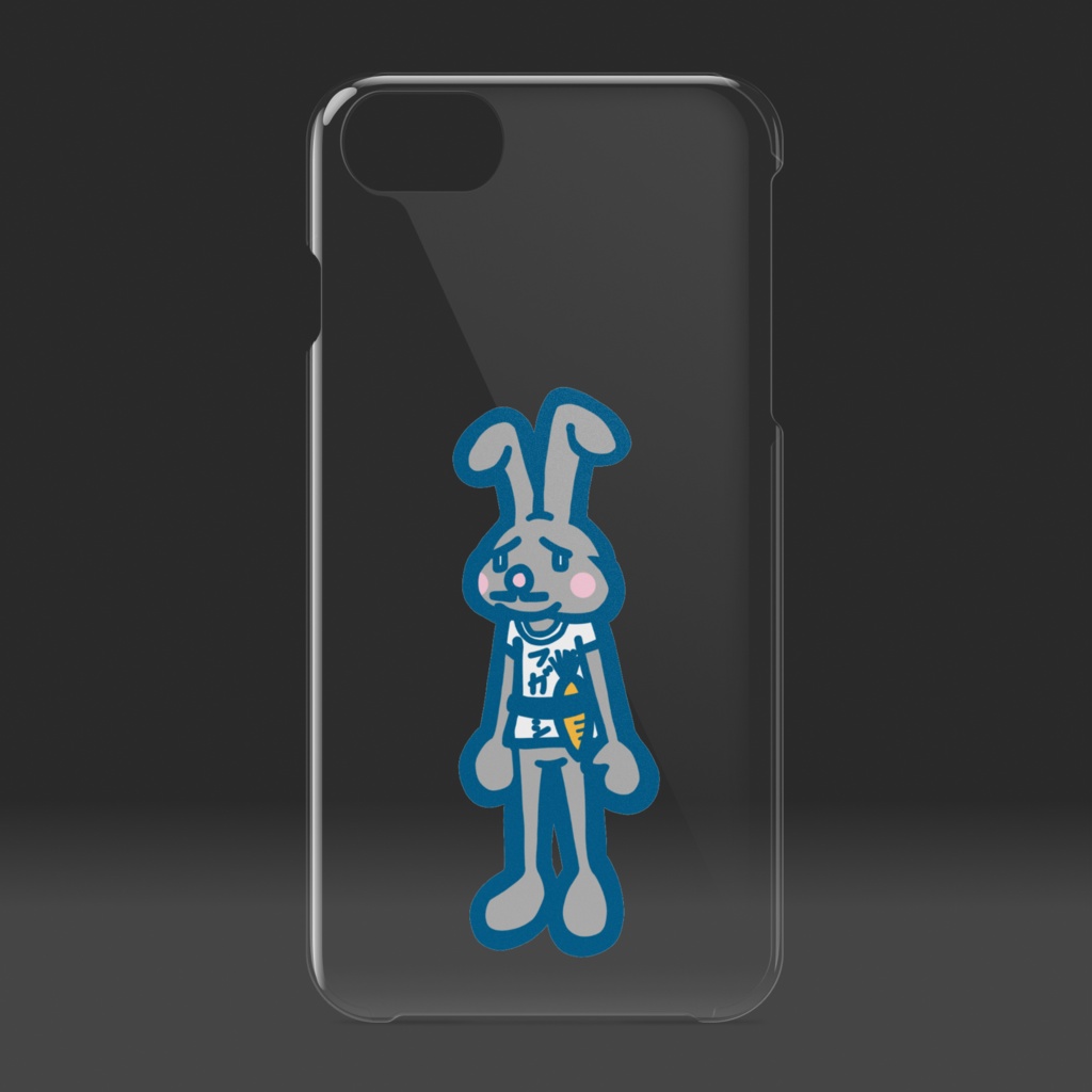 うさぎさんクリアiPhoneケース