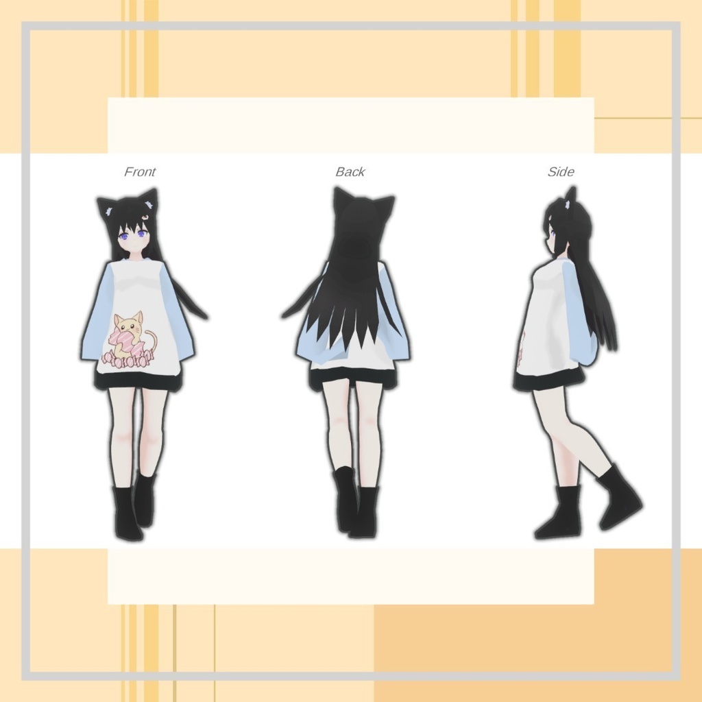 みなも/オリジナル3Dモデル