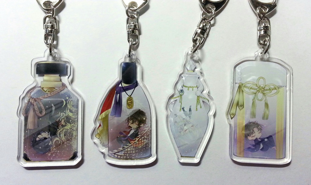 香水ボトルin男士 アクリルキーホルダー