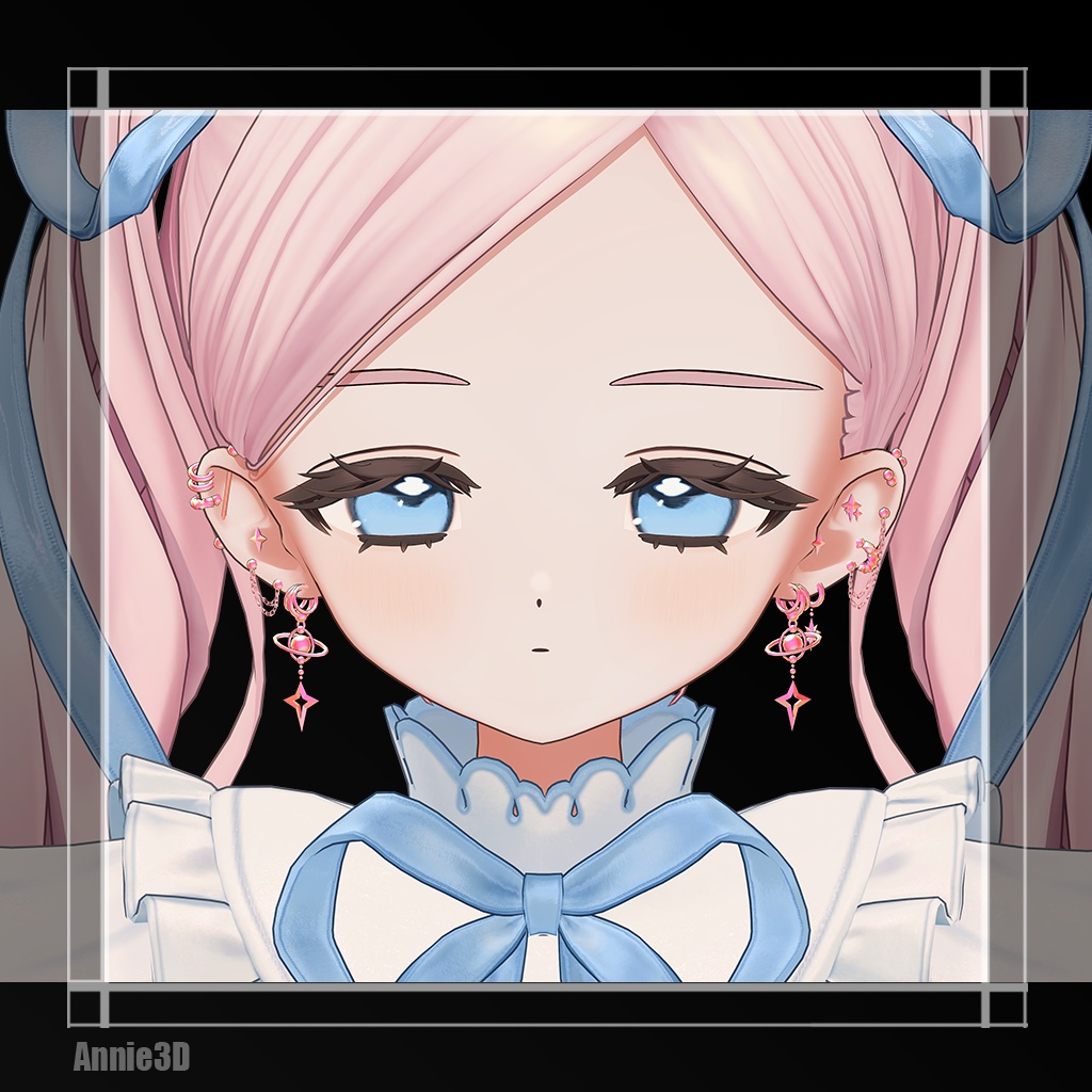 【VRChat/MA/PB】 宇宙ピアス13Set 5colors