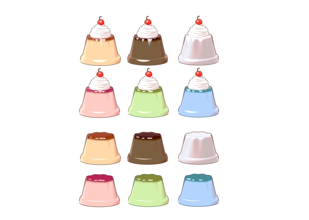 「Free Event ~04/27」「VRC/MA/PB」プリン12セット