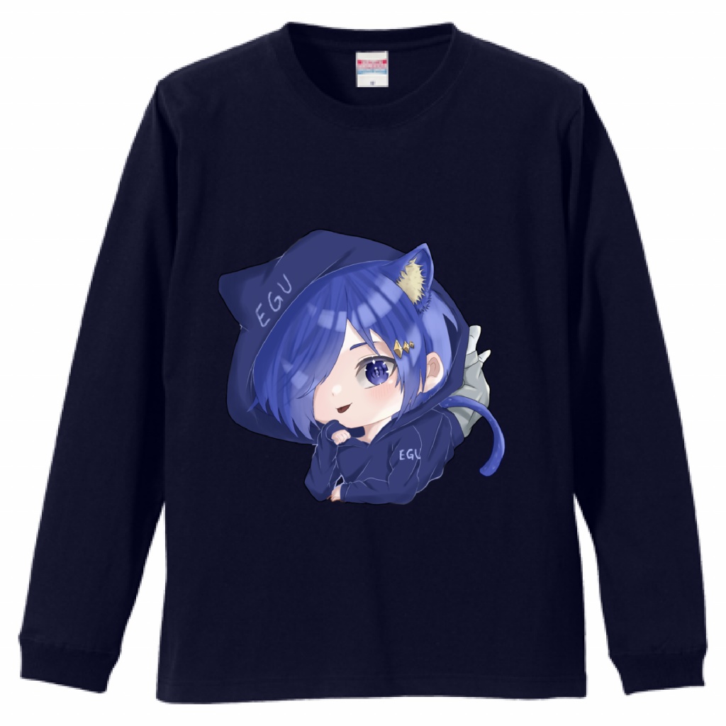 【アパレル】猫EGUシャツ【受注生産】