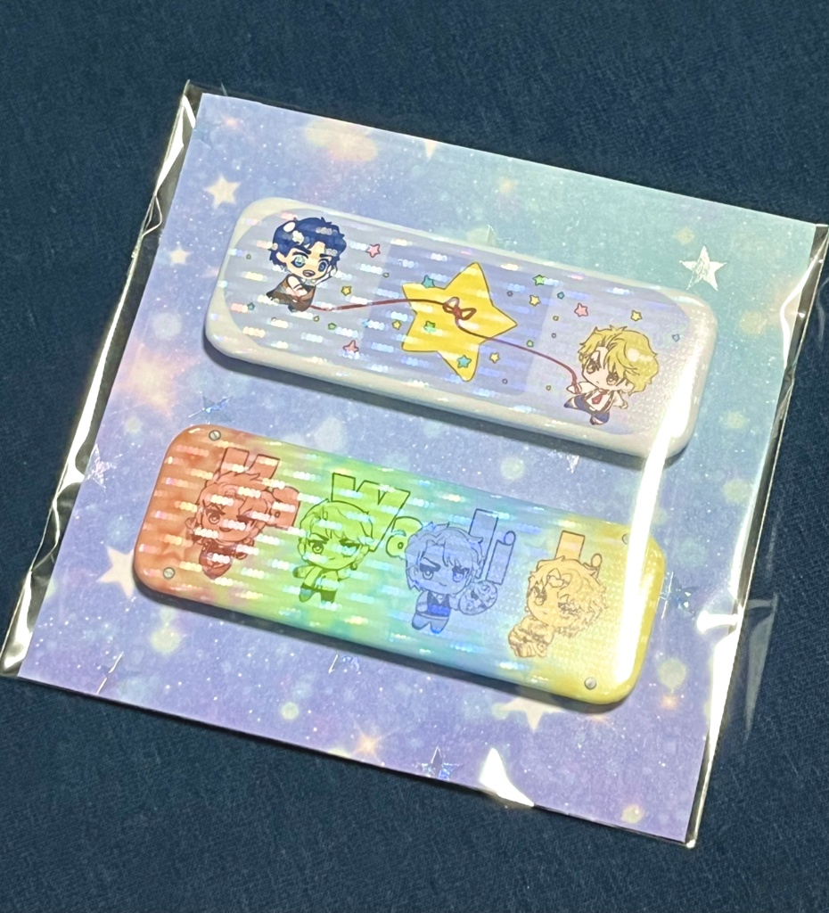 KaWaIiIi長方形缶バッジセット