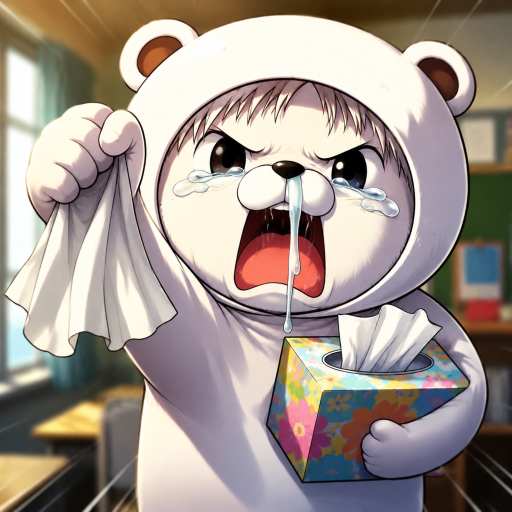 しろくまテッシュ