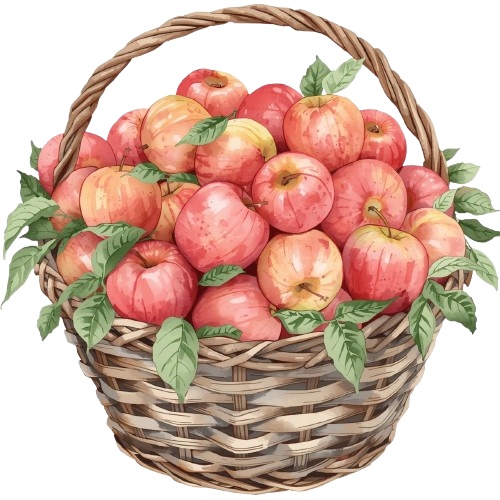 アンティークな秋の物語 水彩画クリップアート集 全15種セット