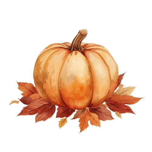 アンティークな秋の物語 水彩画クリップアート集 全15種セット