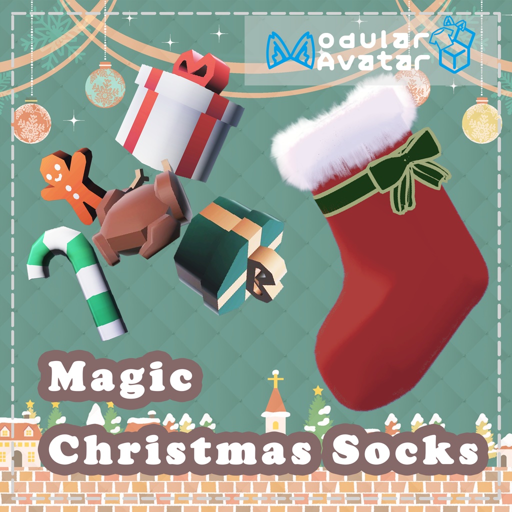 靴下からプレゼントが飛び出す！Magic Christmas Socks🎄