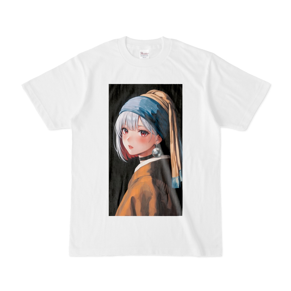真珠の耳飾りの少女【yuki】のTシャツ