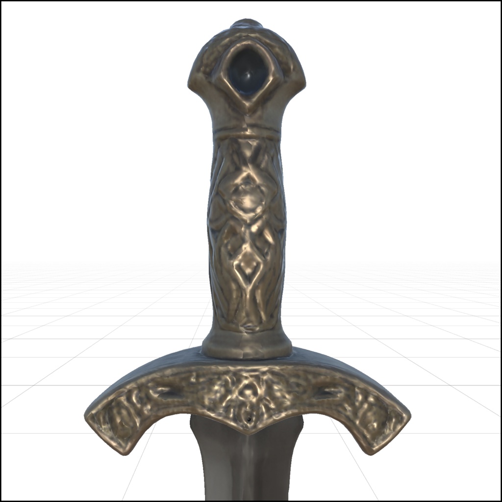 【VRChat想定】ファンタジーショートソード / Fantasy Short Sword