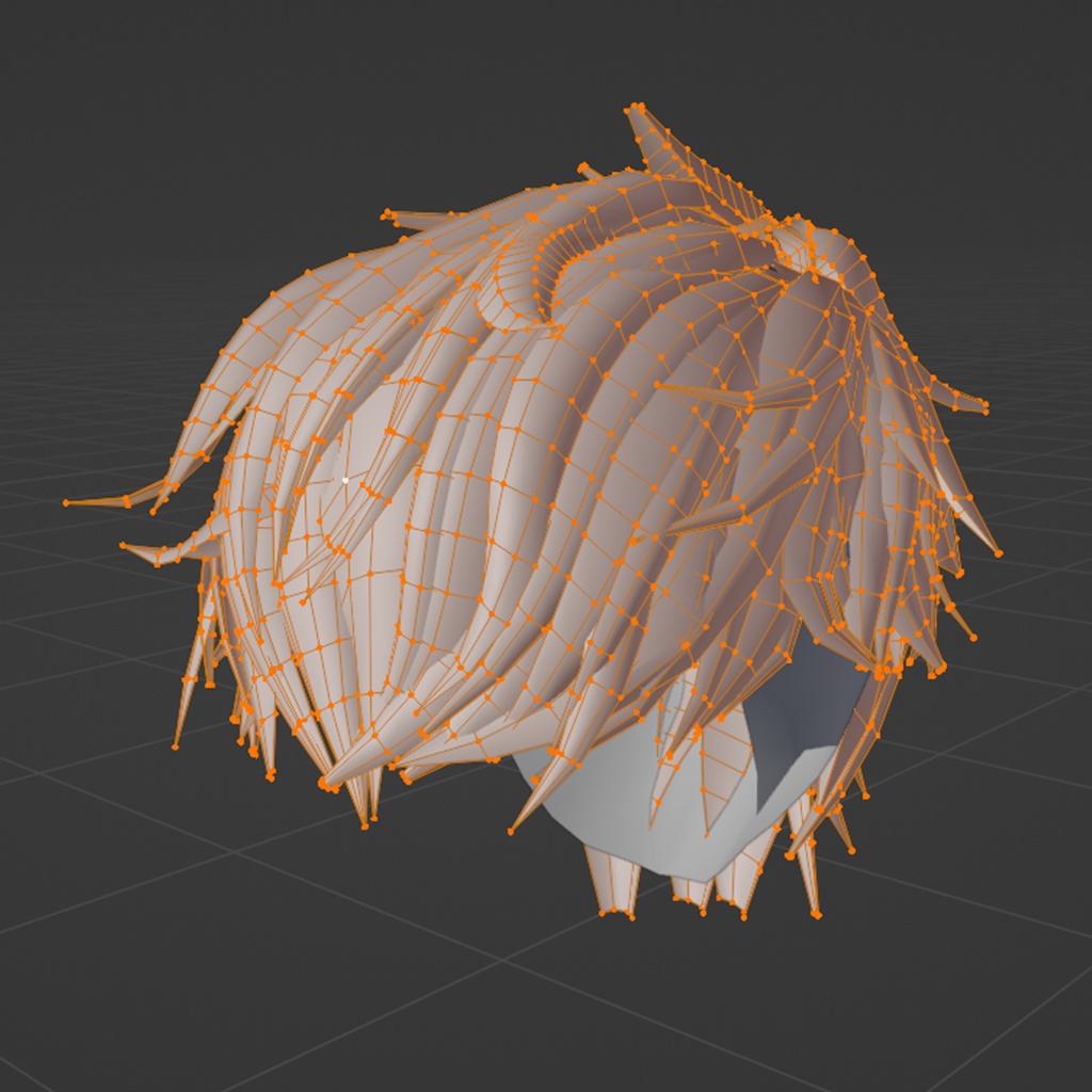 [VRCHAT] Mullet Hair Mohicano 3D for #Minase3D / #Manuka3D / #Shinra3D ...