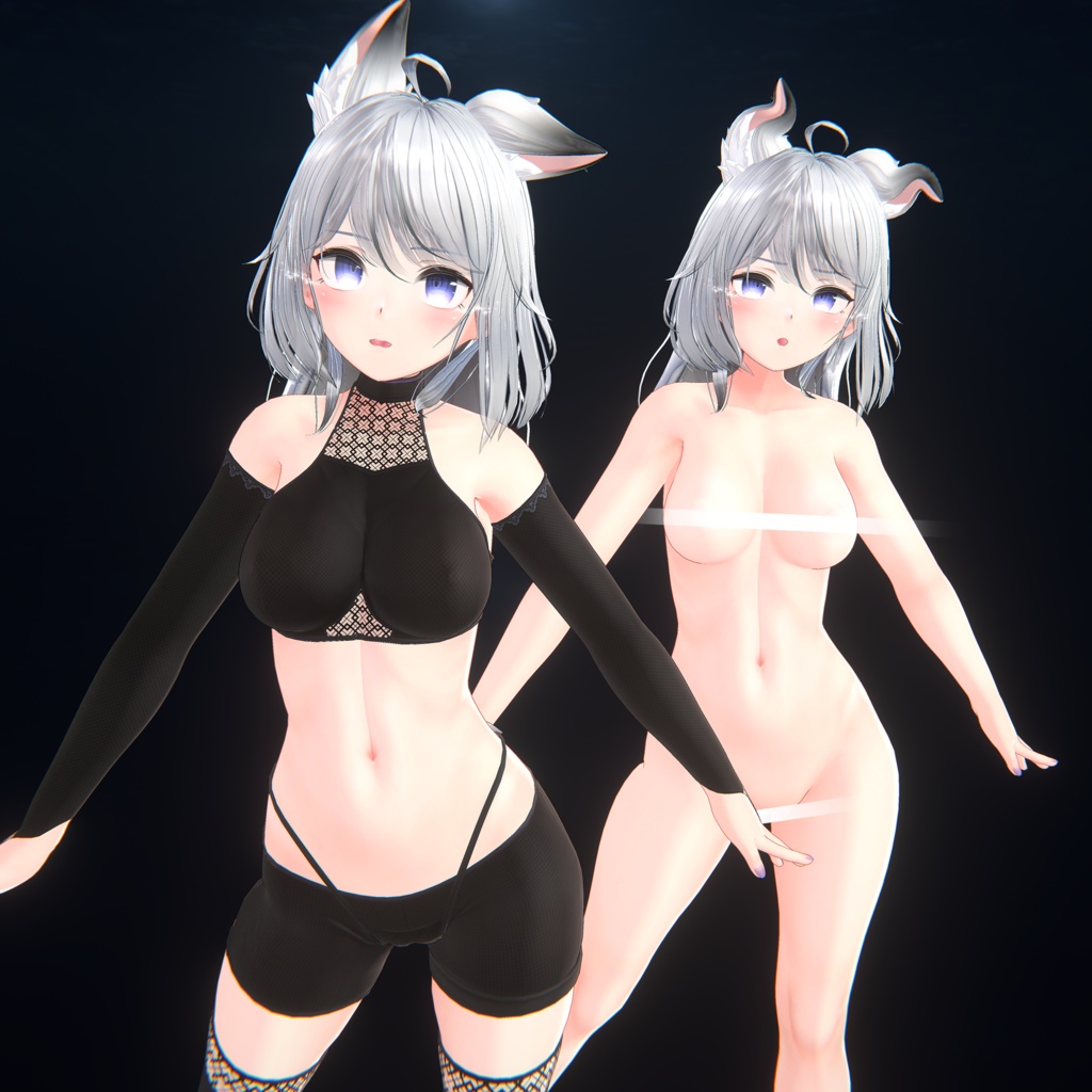 オリジナル3Dモデル「モフィラ・Mophira」