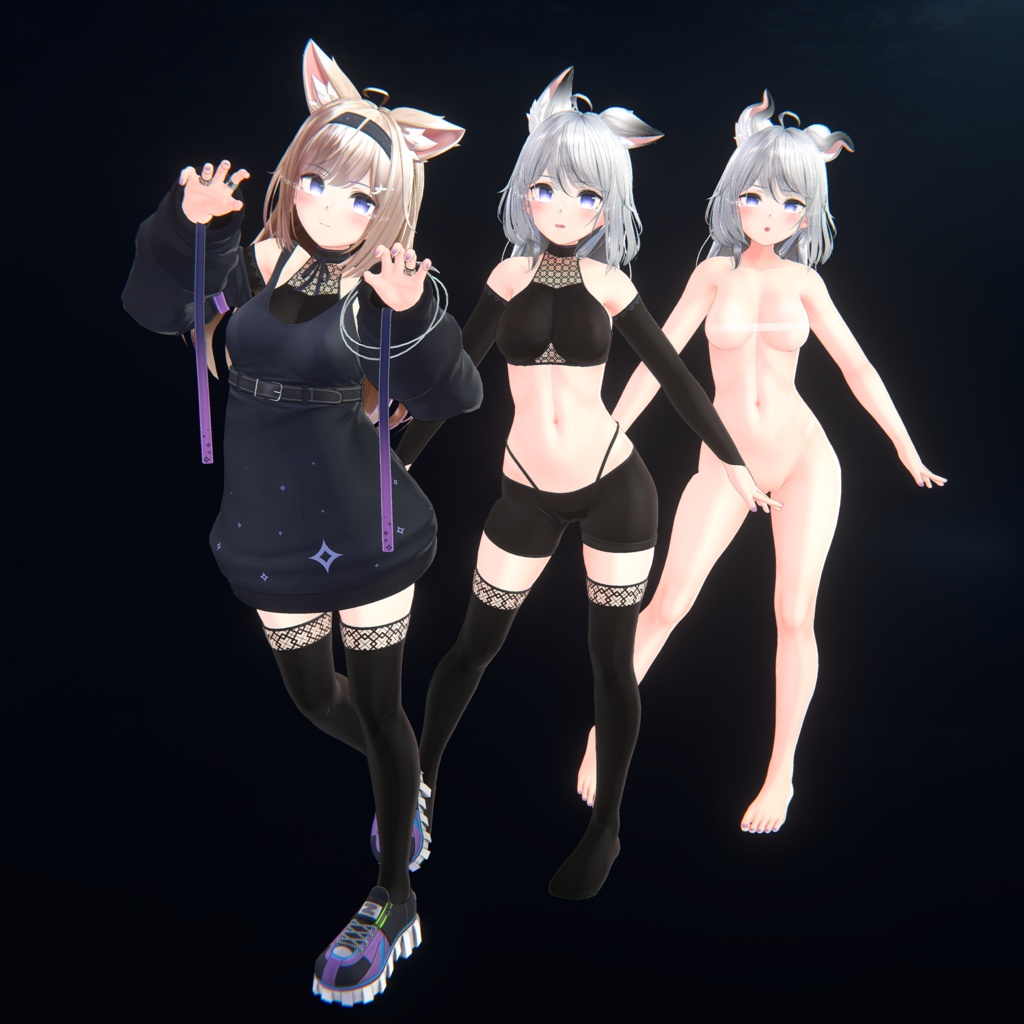 オリジナル3Dモデル「モフィラ・Mophira」