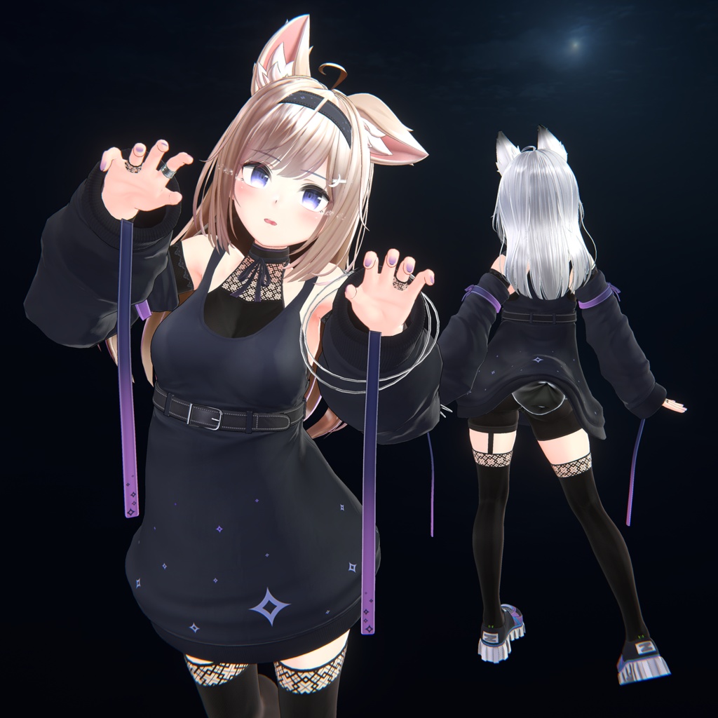 オリジナル3Dモデル「モフィラ・Mophira」