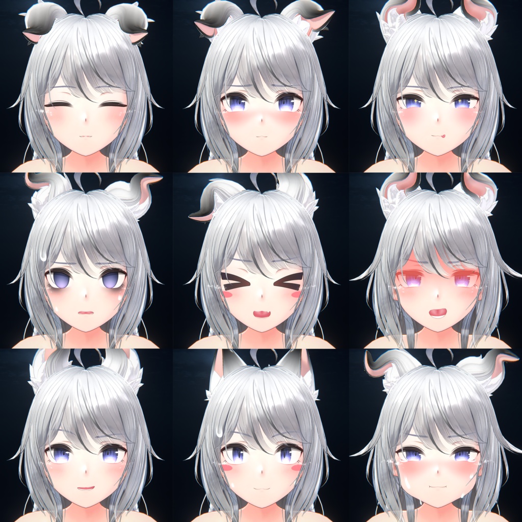 オリジナル3Dモデル「モフィラ・Mophira」