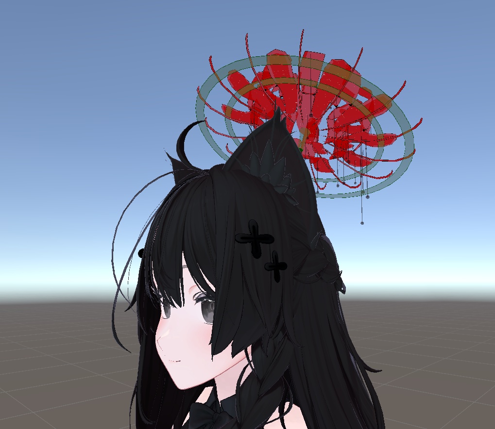 【無料】LycorisHalo (彼岸花ヘイロー) VRChat向けギミック
