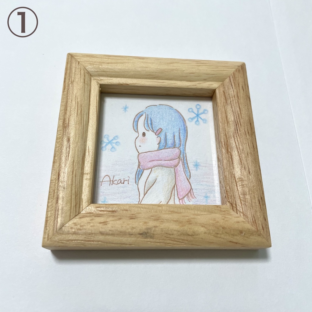 Akari 横顔ミニ原画