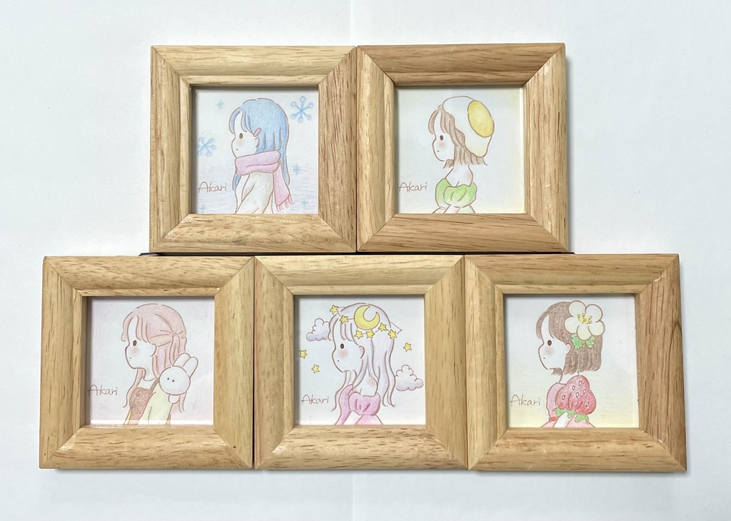 Akari 横顔ミニ原画 - Akariのお店 - BOOTH