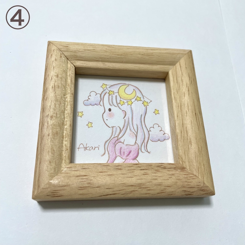 Akari 横顔ミニ原画