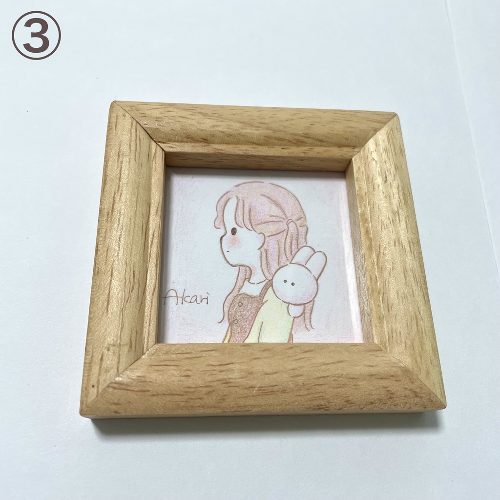 Akari 横顔ミニ原画