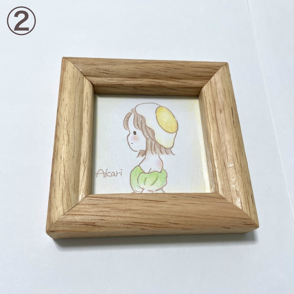 Akari 横顔ミニ原画