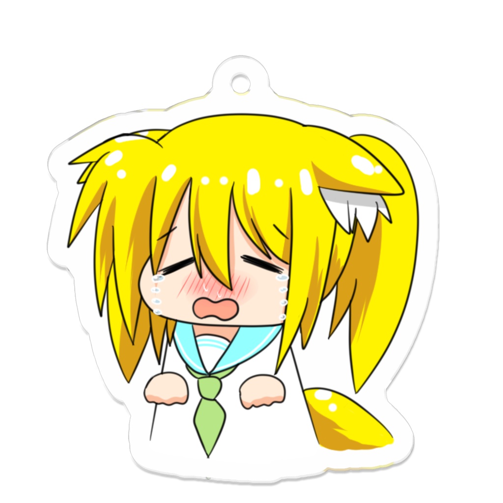 花粉がつらいいづなアクキー