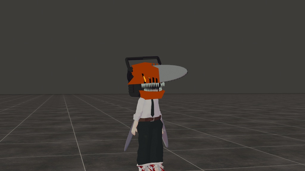 まめふれんず、えも研 対応 チェーンソー男