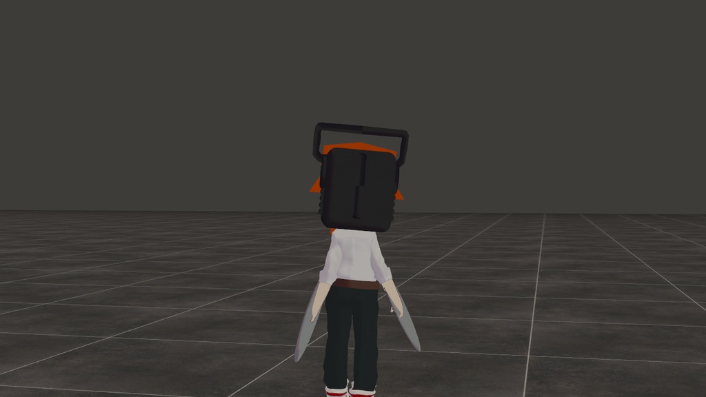 まめふれんず、えも研 対応 チェーンソー男