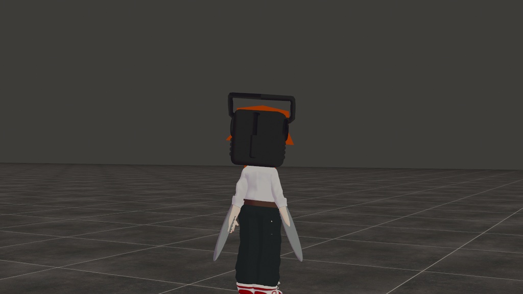 まめふれんず、えも研 対応 チェーンソー男