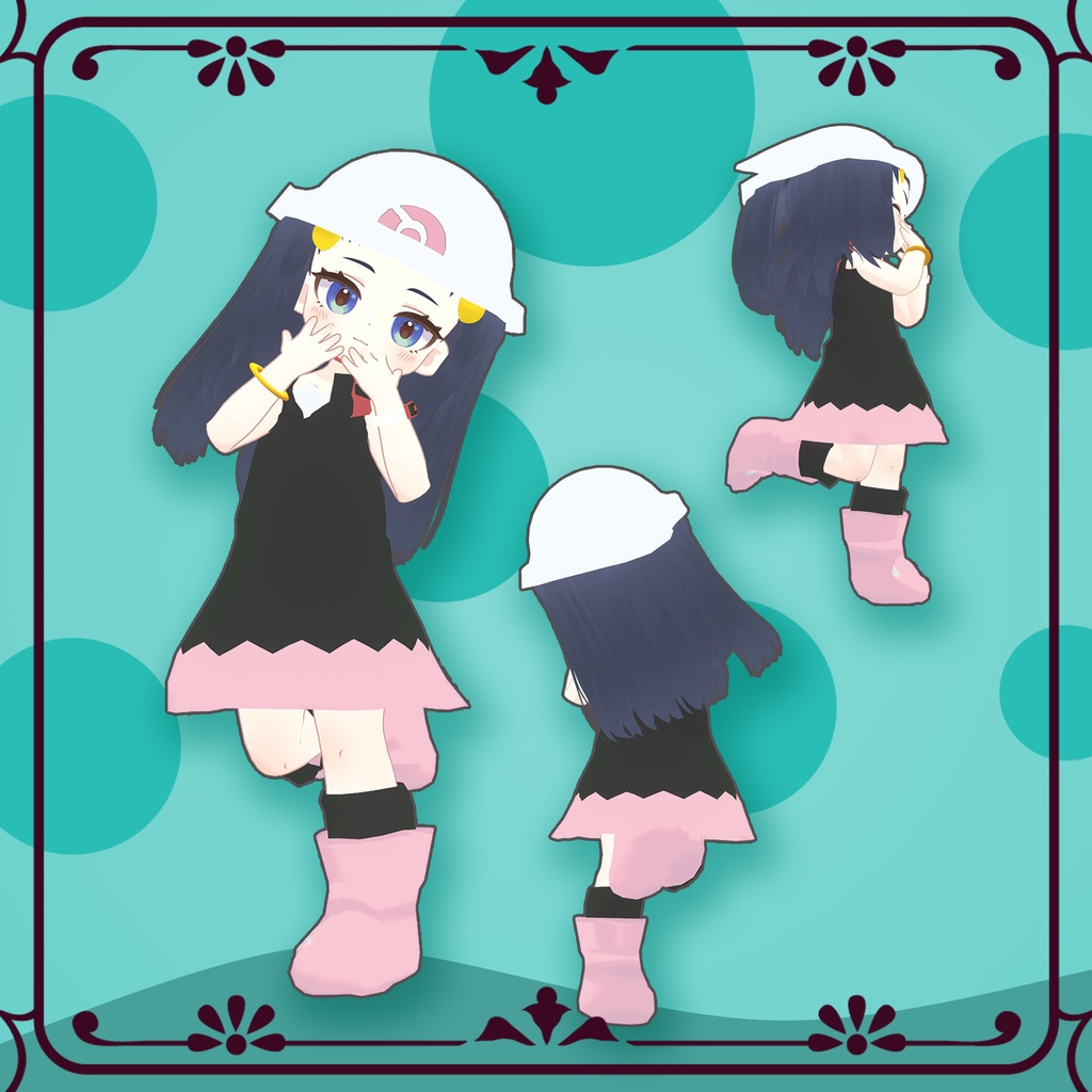 まめふれんず、えも研用 ダイヤモンドとパールの光ちゃん